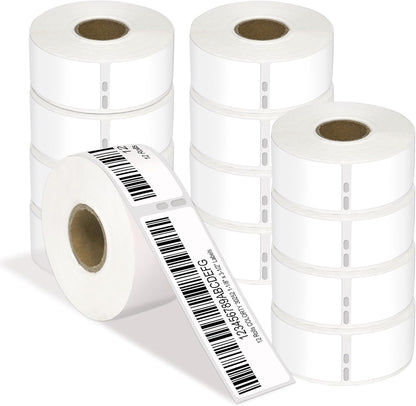 COLORTY DYMO 30252 Labels – Compatible with LabelWriter 450, 4XL, Turbo & Zebra & Rollo   Printers – Thermal Address Stickers for Shipping