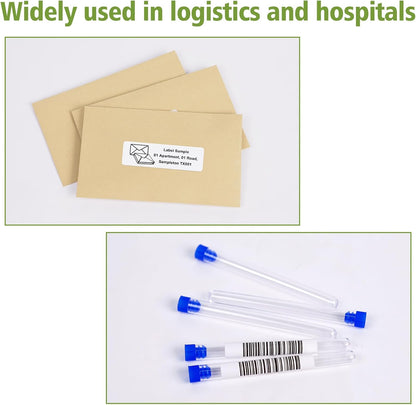 COLORTY DYMO 30252 Labels – Compatible with LabelWriter 450, 4XL, Turbo & Zebra & Rollo   Printers – Thermal Address Stickers for Shipping