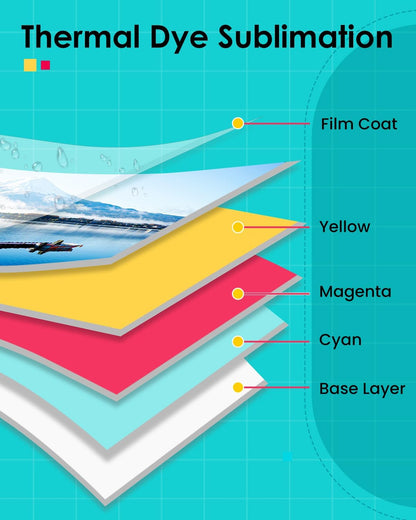 Colorty Compatible with Liene Amber M100/M200/M110/M210 4x6 Photo Paper & Ink Cartridge Refill – 80 Sheets + 2 Ink, Dye Sublimation Replacement for DHP512/DHP513/DHP514/DHP515,  for Framing & Scrapbooking