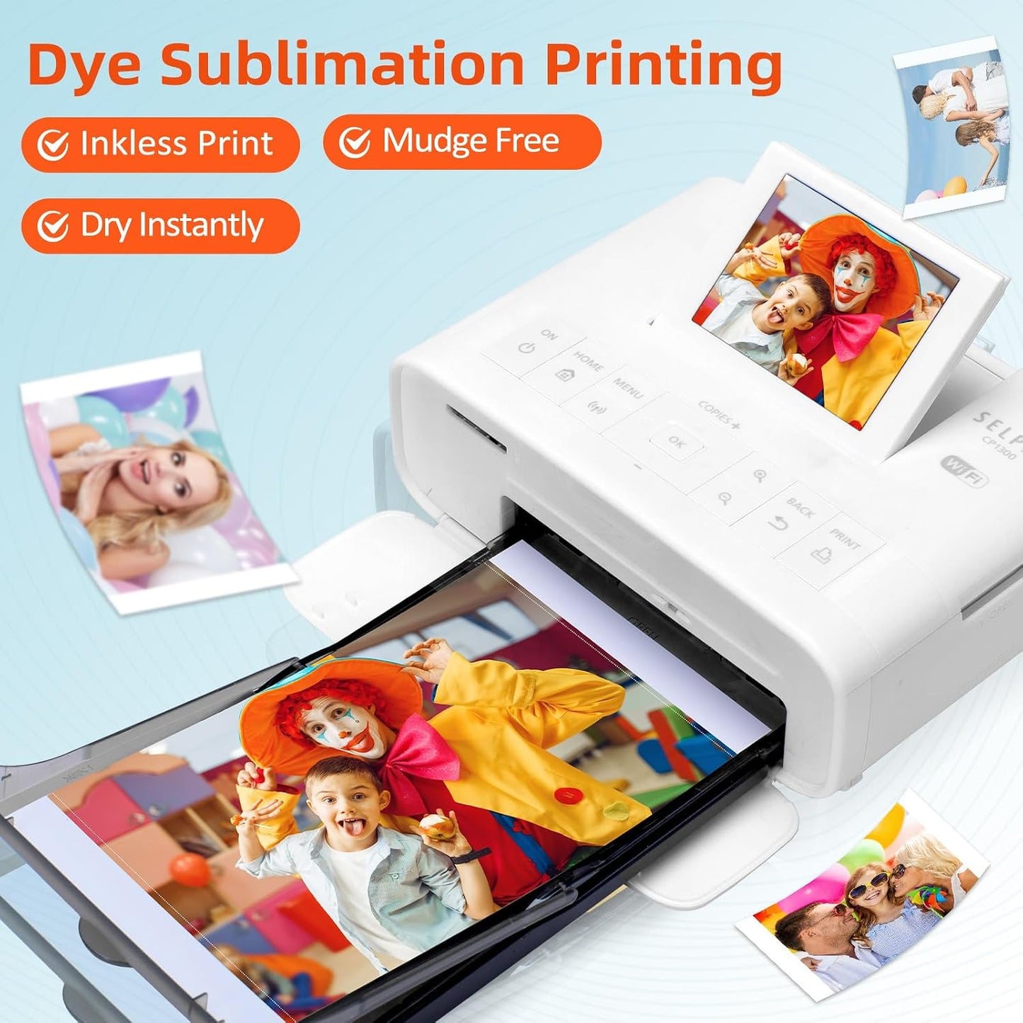 Canon SELPHY KP-108IN KP-36IN Compatible Color Ink Cassette for CP1500 CP1300 CP1200 Photo Printers(Ink Only)